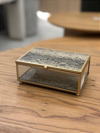 Porta Joias Vidro Cobra