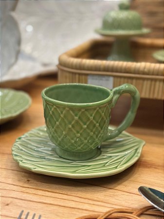 Xicara Chá Aurora Verde Lala