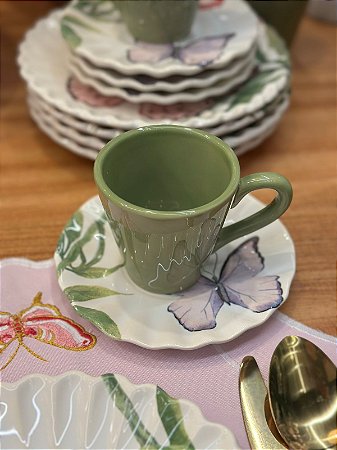 Xicara Chá Butterfly