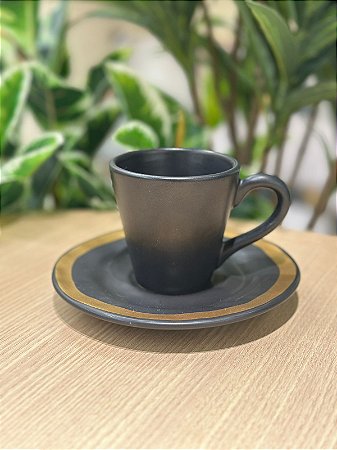 Xícara Chá Preto c/ Filete Amassado