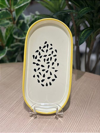 Bandeja Oval Pequena Maracujá