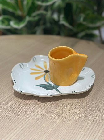 Xícara Café Playful Flowers - 80ml