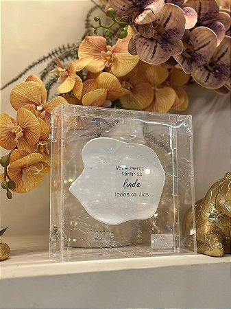 Quadro Acrilico Voce Merece...