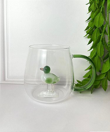 Caneca Borossilicato 3D 350ml - Patinho