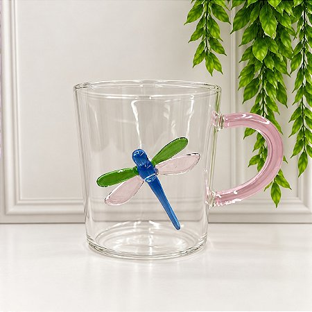 Caneca borossilicato Libelula 320ml