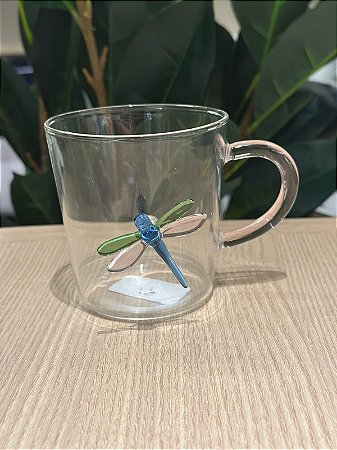 Caneca borossilicato Libelula 320ml