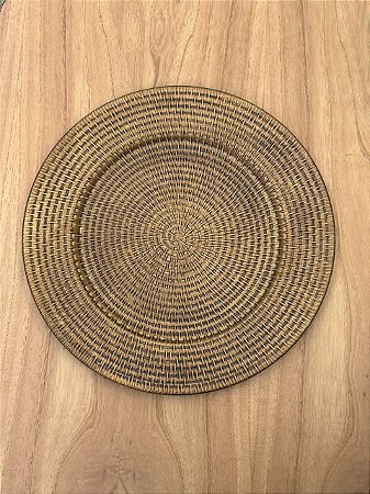 Sousplat 33cm Diam Bege