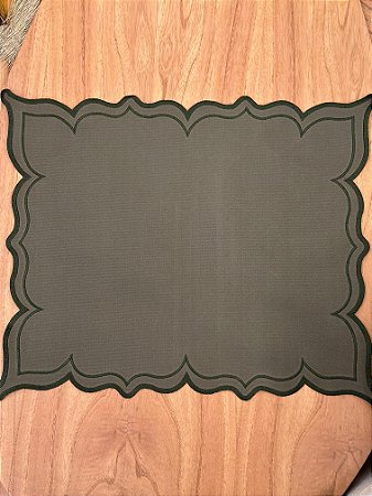 Americano Retangular verde musgo 45x 36