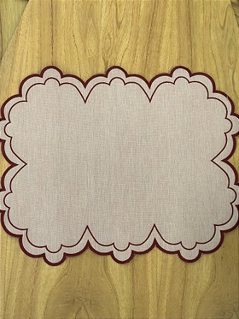 Americano Nuvem vinho 36x42