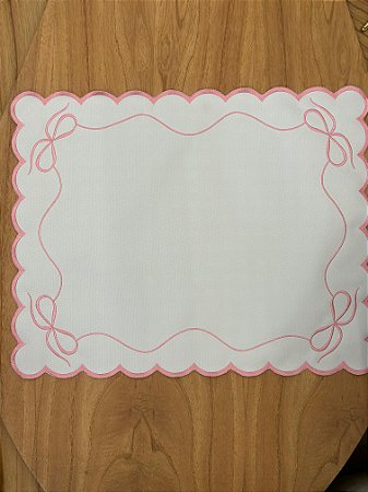 Americano Retangular xadrez verde laço rosa Dupla Face 46x36