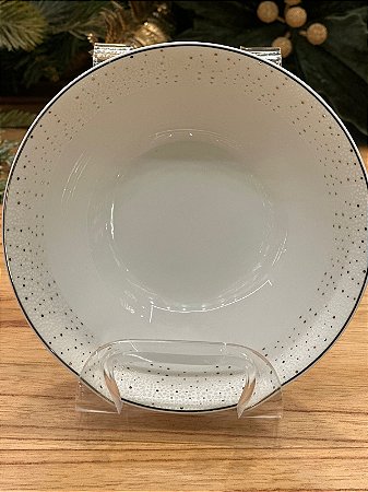 Bowl Porcelana Bone Friso Ouro