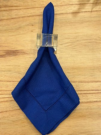 Guardanapo linho misto ponto ajour 45x45 royal