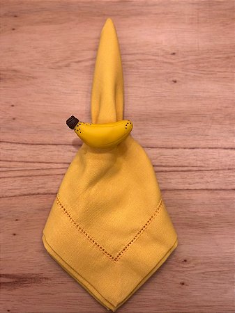 Porta guardanapo banana