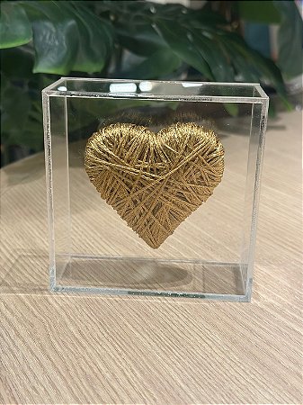 Escultura Acrílico Entrelaçados