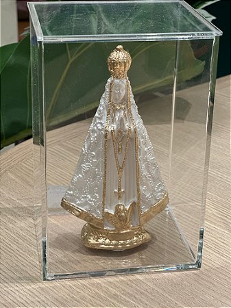 Caixa acrílica Santa Aparecida