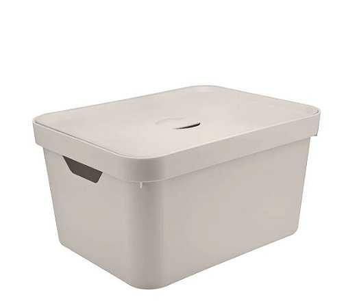 Caixa Organizadora Ou com 32L Tampa Linha Cube