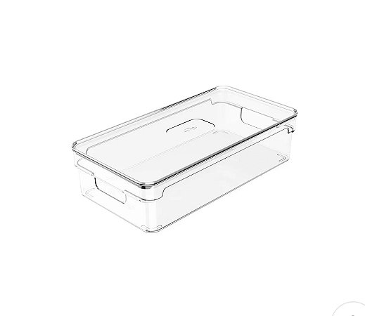 Organizador de Armários com Tampa Ou 2,8L Linha Clear