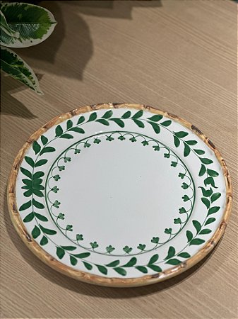 Prato raso Colorfull Handmade verde