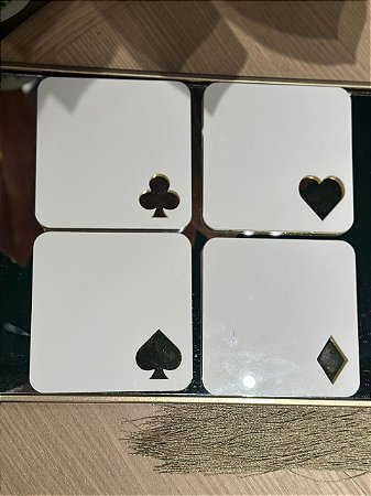Set 4 porta copos Alega Play