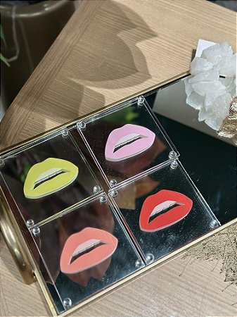 Set 4 porta copos Boca