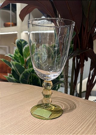 Taça vidro haste colorisa 420 ml