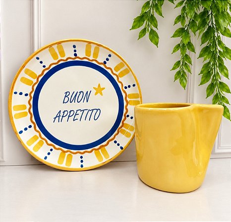 Xícara chá Summer amarelo