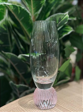 Taça vidro Colors 210 ml rosa