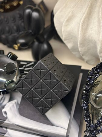 Peça decorativa jogo da velha preto