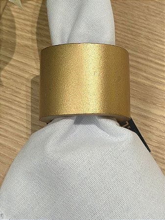 Porta Guardanapo Wood gold