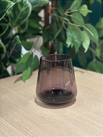 Copo vidro violeta