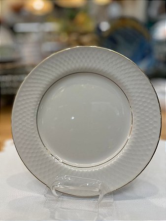 Prato sobremesa Split gold