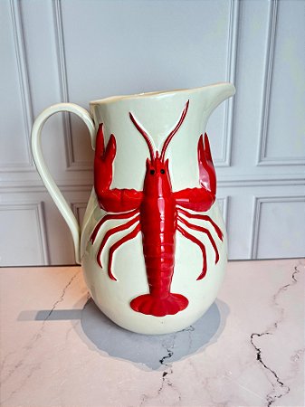 Jarro cerâmica Lobster
