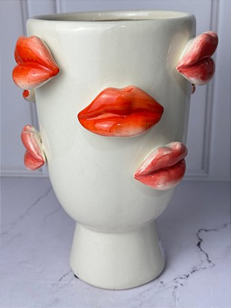 Vaso cerâmica de bocas