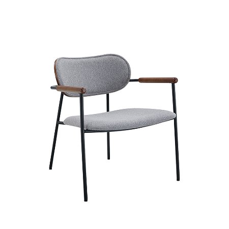 Poltrona Martina Linho cinza