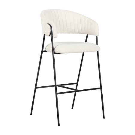 Banqueta Júlia Boucle Off White