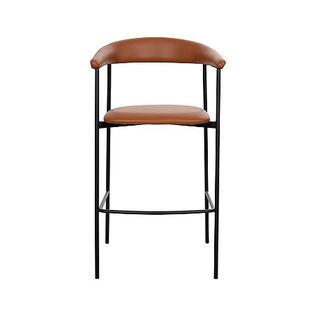 Banqueta Olivia PU Marrom