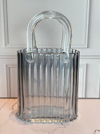 Vaso vidro bolsa