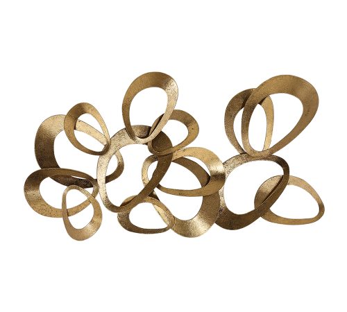 Escultura de Parede em Metal -18935