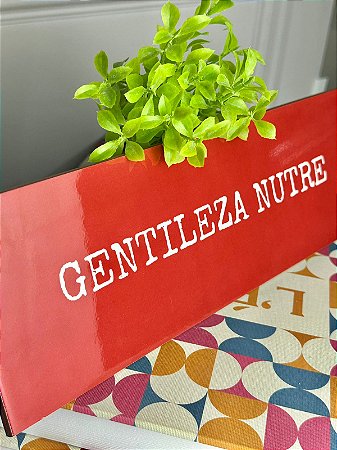 Azulejo decorativo Gentileza Nutre