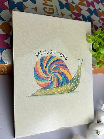 Azulejo decorativo Vai no seu tempo