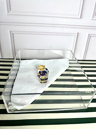 Porta guardanapo Teddy acrílico