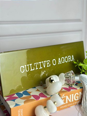 Azulejo decorativo Cultive o agora
