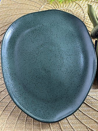 Prato raso oval orgânico greenery