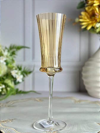 Taça champanhe âmbar 180 ml