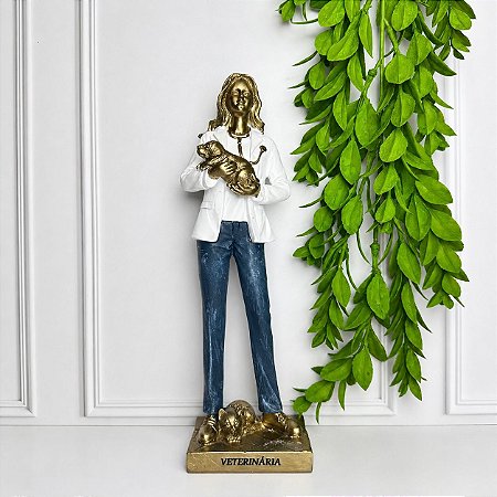 Estatueta veterinária