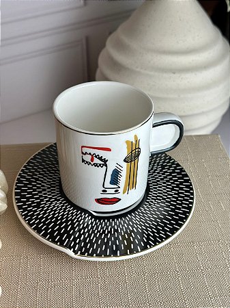 Xícara Chá faces new bone China