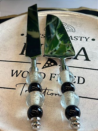 Jogo faca e espátula joie vivre inox 2 peças