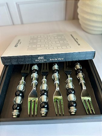 Jogo garfo sobremesa joie vivre inox