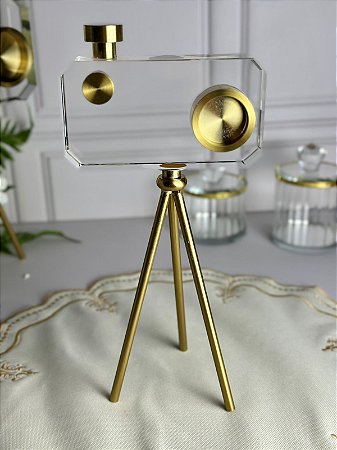 Máquina fotográfica escultura