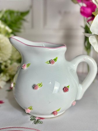 Leiteira artesanal mini flor